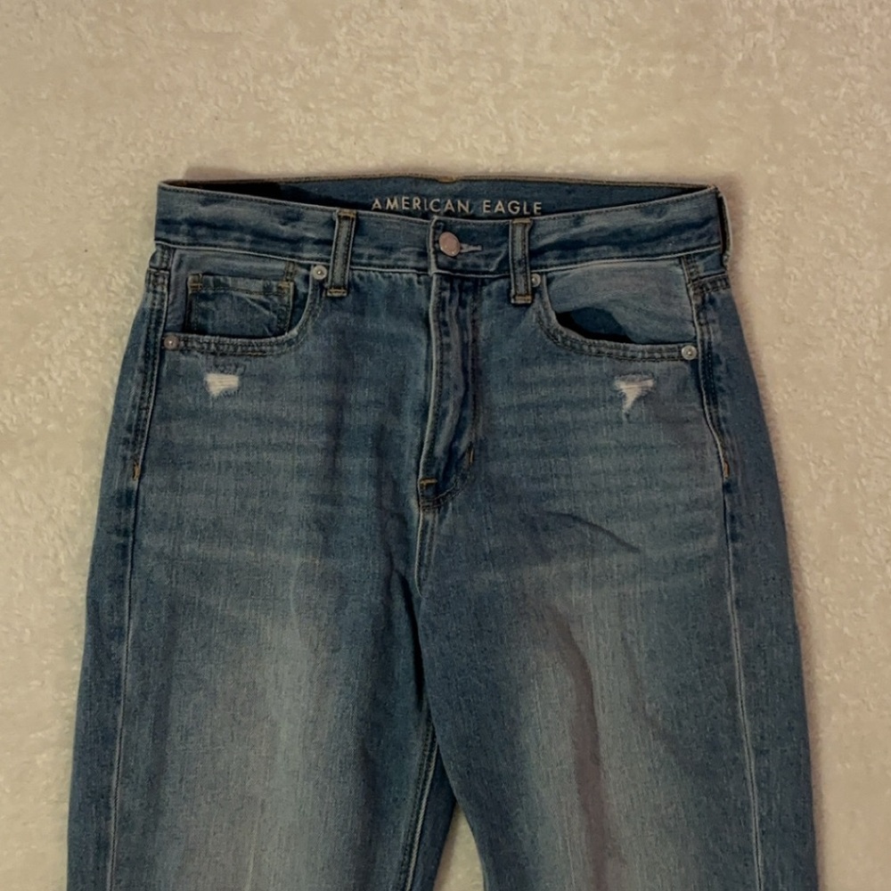 American Eagle Ripped Mom Jeans - Picture 3 of 14